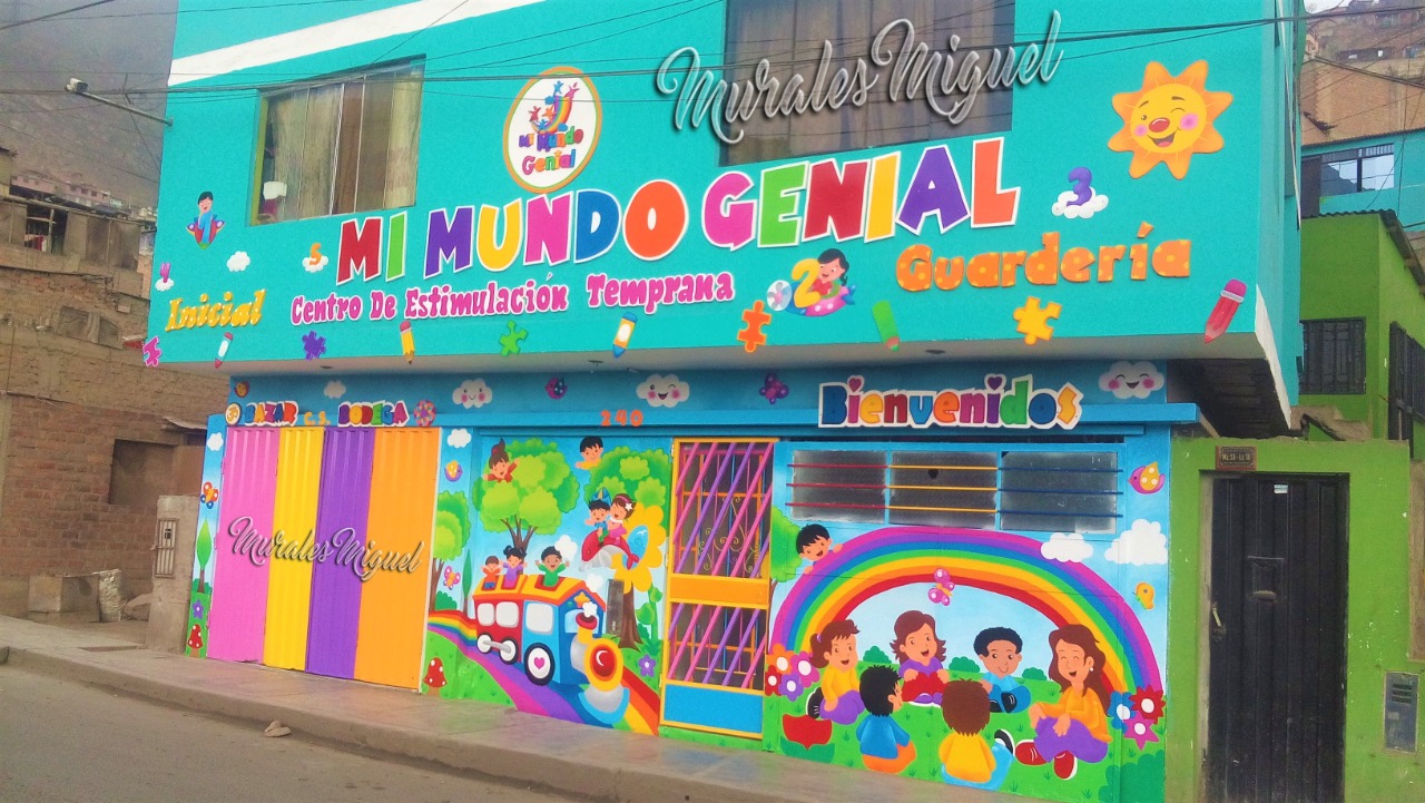 Murales infantiles en Lima Perú